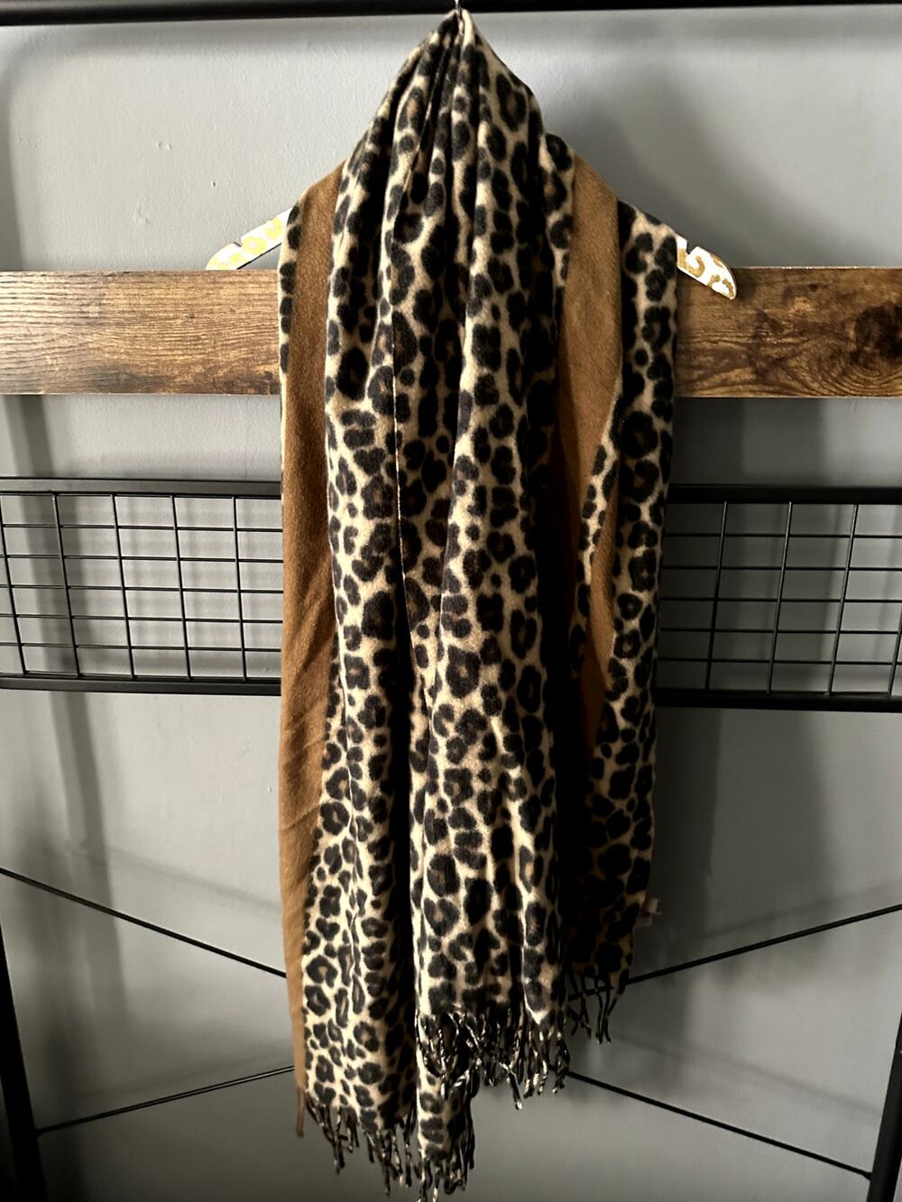 Look Fleece Animal Print Cozy Scarf